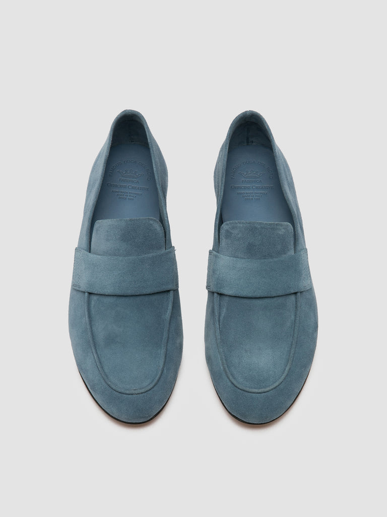 BLAIR 001 - Navy Suede Loafers-hover