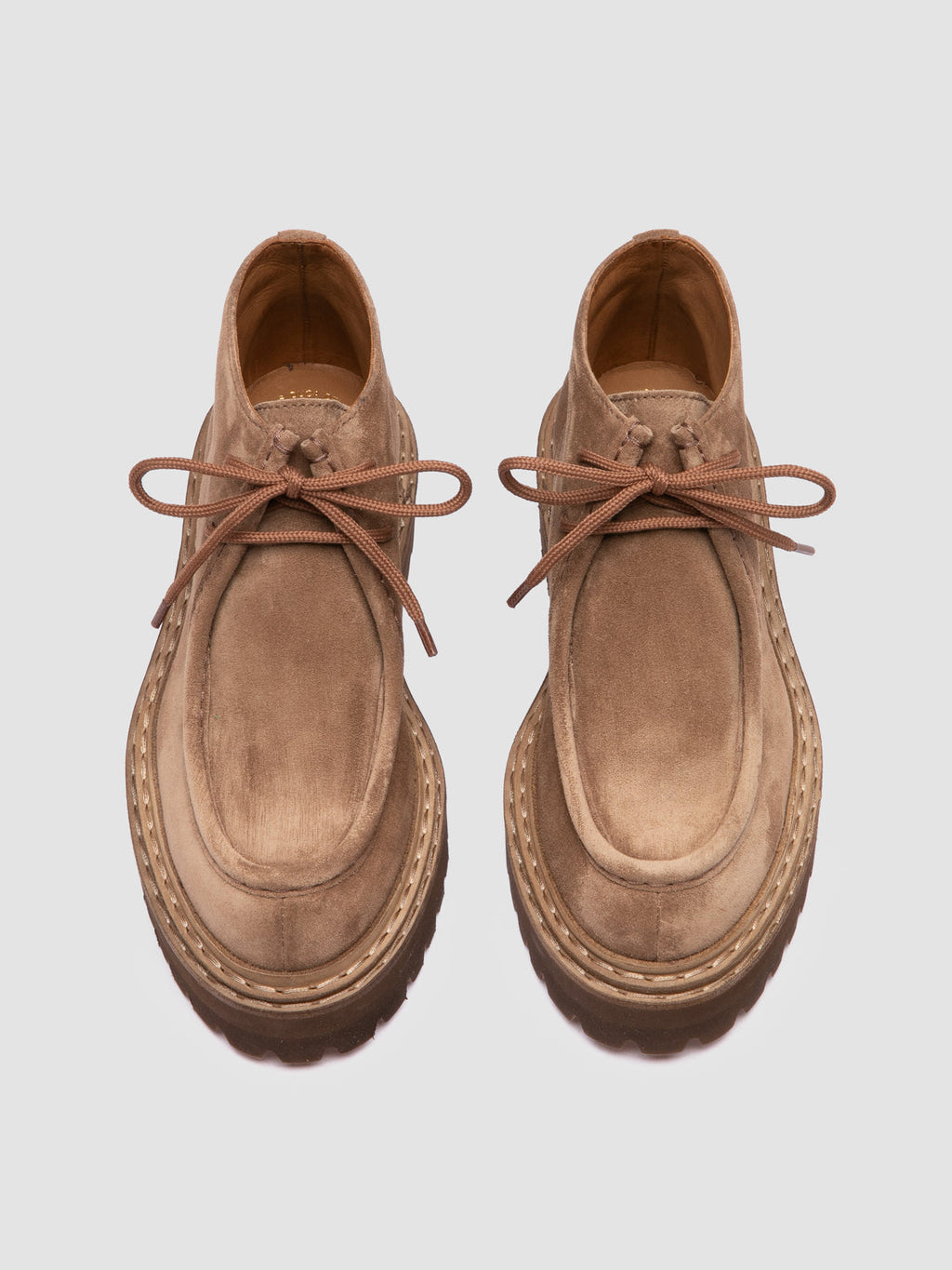 BLOSSOM 002 - Braune Chukka-Stiefel aus Wildleder - image 2,side view