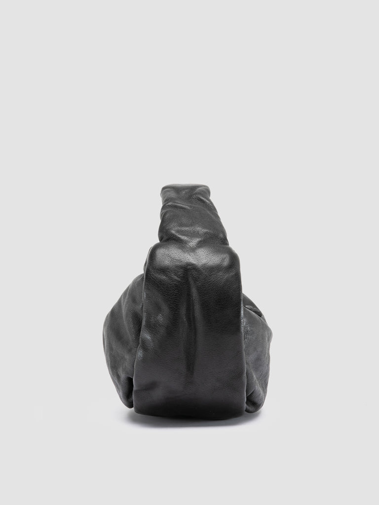 BOLINA 044 - Black Leather Shoulder Bag