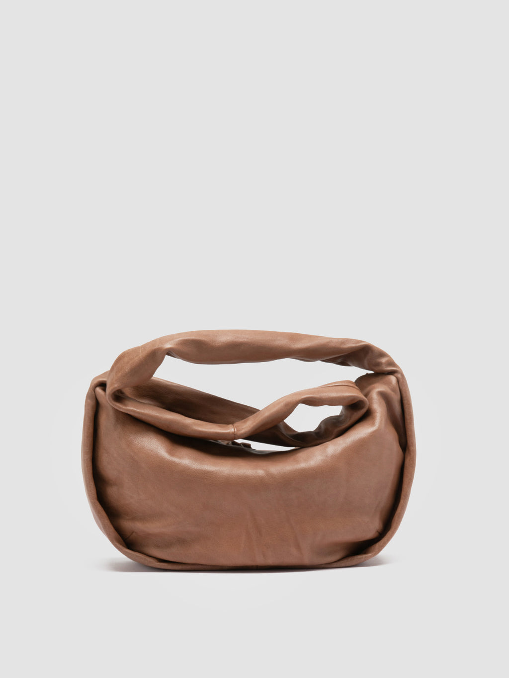 BOLINA 046 - braune Umhängetasche aus Leder - image 4,side view