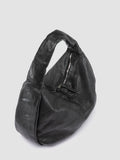 BOLINA 048 - Black Leather Shoulder Bag - thumb image 2,side view