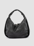 BOLINA 048 - Black Leather Shoulder Bag - thumb image 4,side view