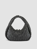 BOLINA 144 - Black Leather Handle Bag - thumb image 4,side view