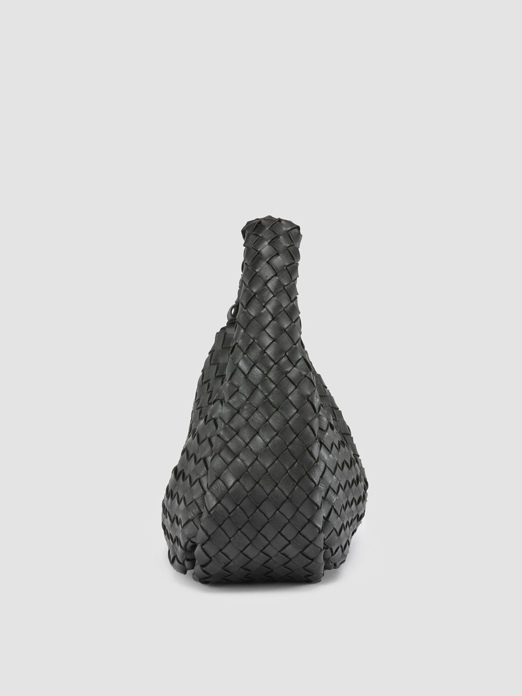 BOLINA 144 - Black Leather Handle Bag - image 5,side view