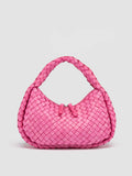 BOLINA 144 - Pink Leather Handle Bag - thumb image 1,side view