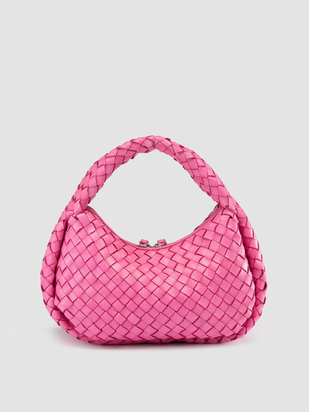 BOLINA 144 - Pink Leather Handle Bag - image 4,side view