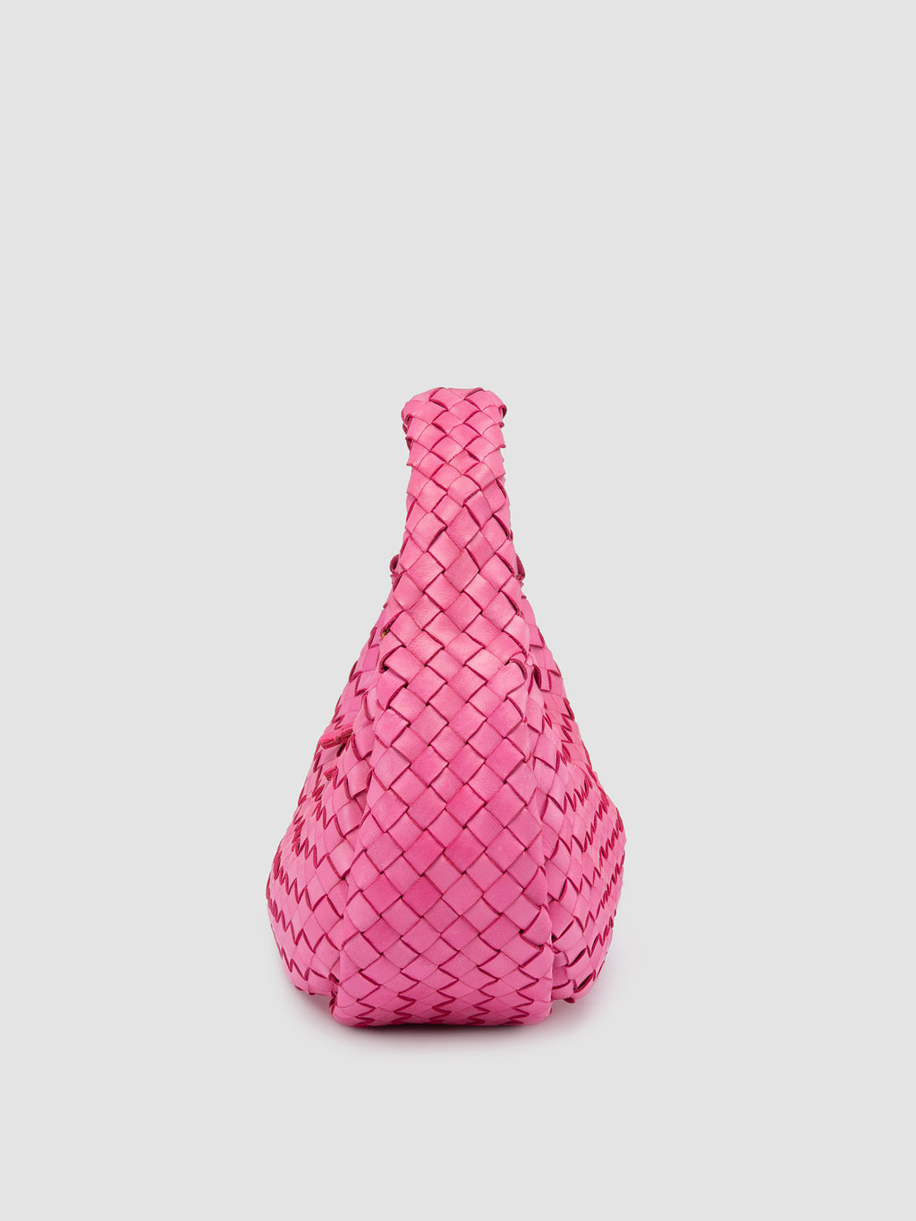 BOLINA 144 - Pink Leather Handle Bag - image 5,side view