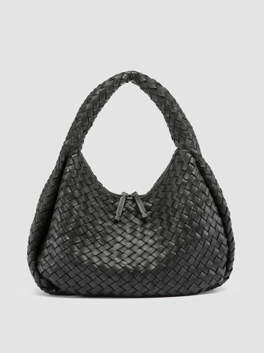 BOLINA 148 - schwarze Umhängetasche aus Leder - image 1,side view