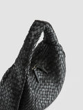 BOLINA 148 - schwarze Umhängetasche aus Leder - thumb image 2,side view