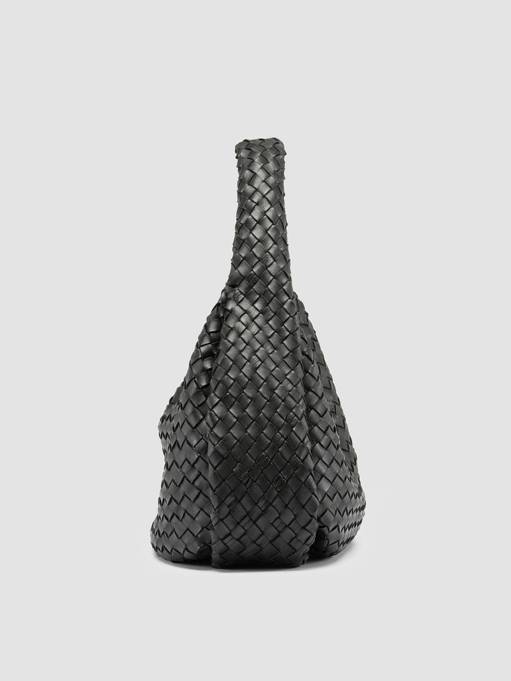 BOLINA 148 - schwarze Umhängetasche aus Leder - image 3,side view