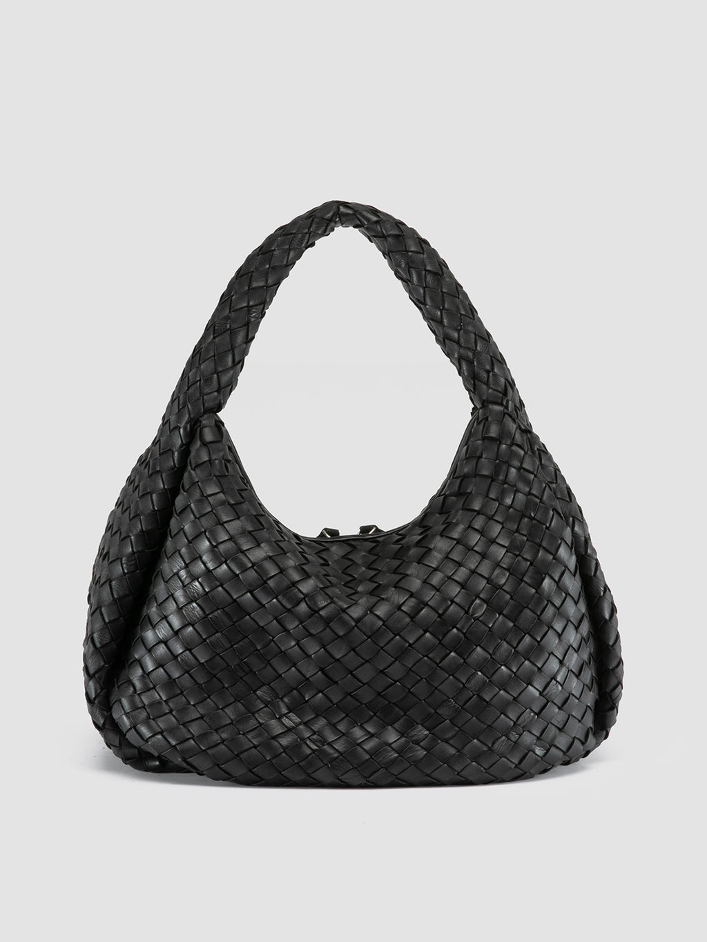 BOLINA 148 - schwarze Umhängetasche aus Leder - image 4,side view