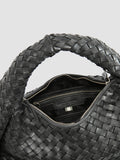 BOLINA 148 - schwarze Umhängetasche aus Leder - thumb image 6,side view