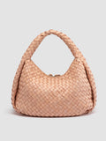 BOLINA 148 - Schultertasche aus roséfarbenem Leder - thumb image 4,side view