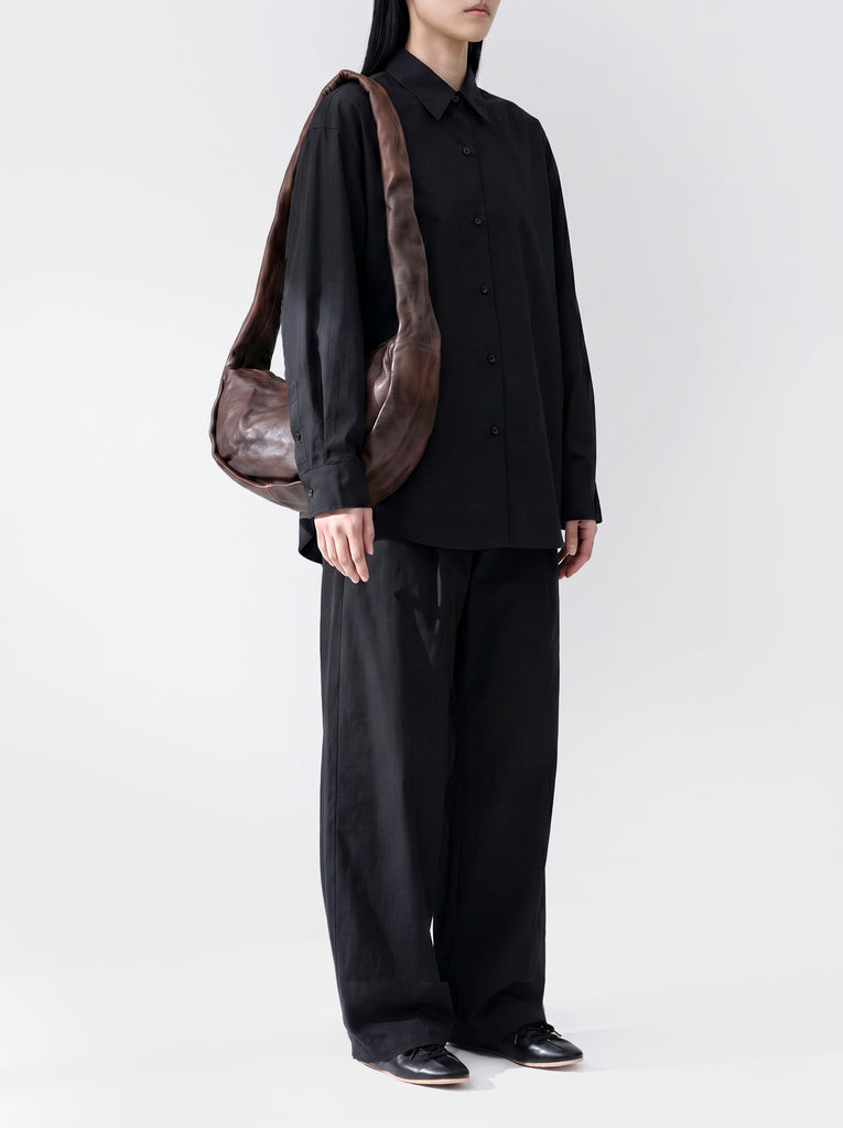 BOLINA 046 - Brown Leather Crossbody Bag-hover