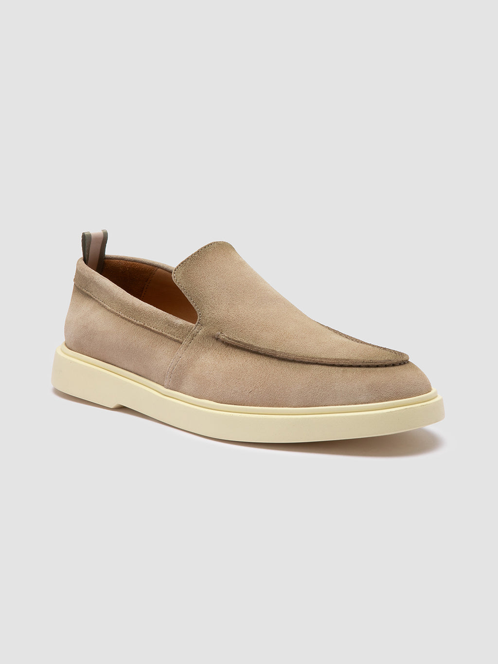 BONES 002 - Taupe Suede Loafers - image 3,side view