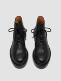 BOSS 011 - Black Leather Lace-up Boots - thumb image 2,side view