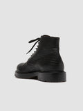 BOSS 011 - Black Leather Lace-up Boots - thumb image 4,side view