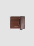 BOUDIN 02 - Braune Faltbrieftasche aus Leder - thumb image 4,side view