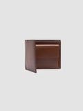 BOUDIN 02 - Braune Faltbrieftasche aus Leder - thumb image 5,side view