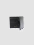 BOUDIN 02 - Black Leather Bifold Wallet - thumb image 3,side view