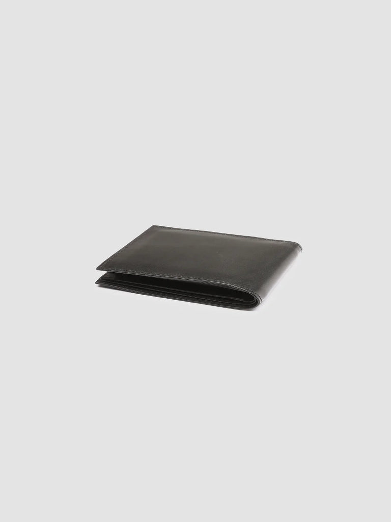 BOUDIN 02 - Black Leather Bifold Wallet Officine Creative - 2