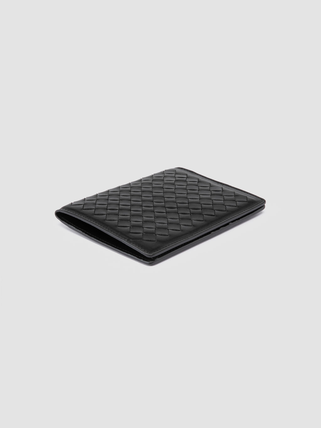 BOUDIN 127 - Schwarze Lederbrieftasche - image 3,side view