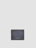 BOUDIN 22 - Blue Leather card holder - thumb image 1,side view
