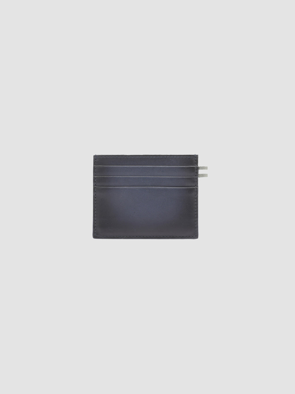 BOUDIN 22 - Blue Leather card holder - image 2,side view