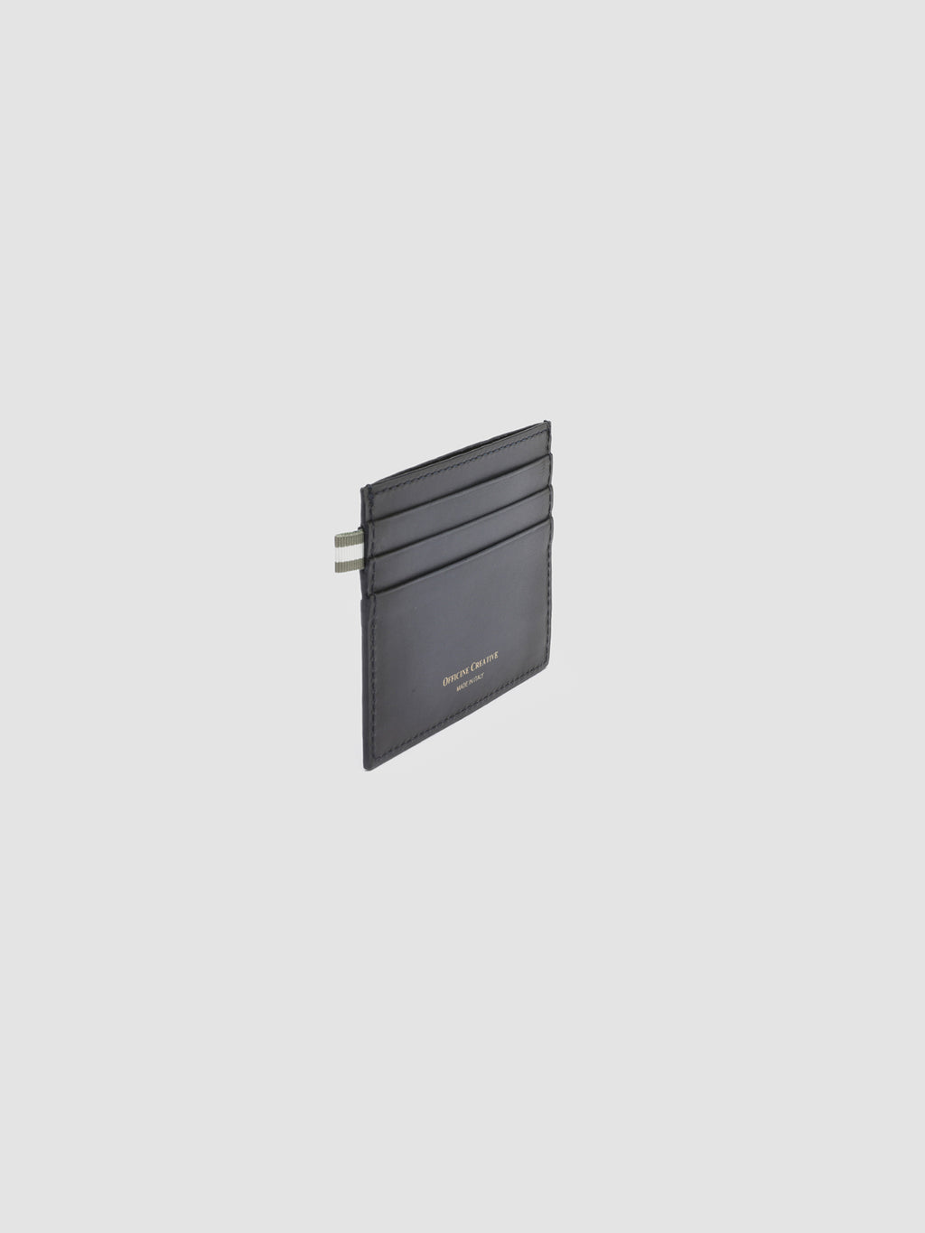 BOUDIN 22 - Blue Leather card holder - image 4,side view