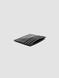 BOUDIN 22 - Black Leather card holder - thumb image 3,side view