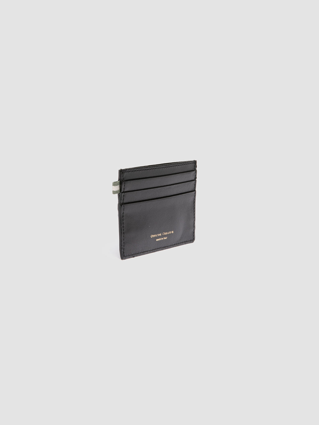 BOUDIN 22 - Black Leather card holder - image 5,side view