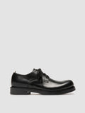 BULLA 001 - Schwarze Derby-Schuhe aus Leder - thumb image 1,side view