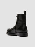 BULLA 003 - Black Leather Zipped Boots - thumb image 4,side view