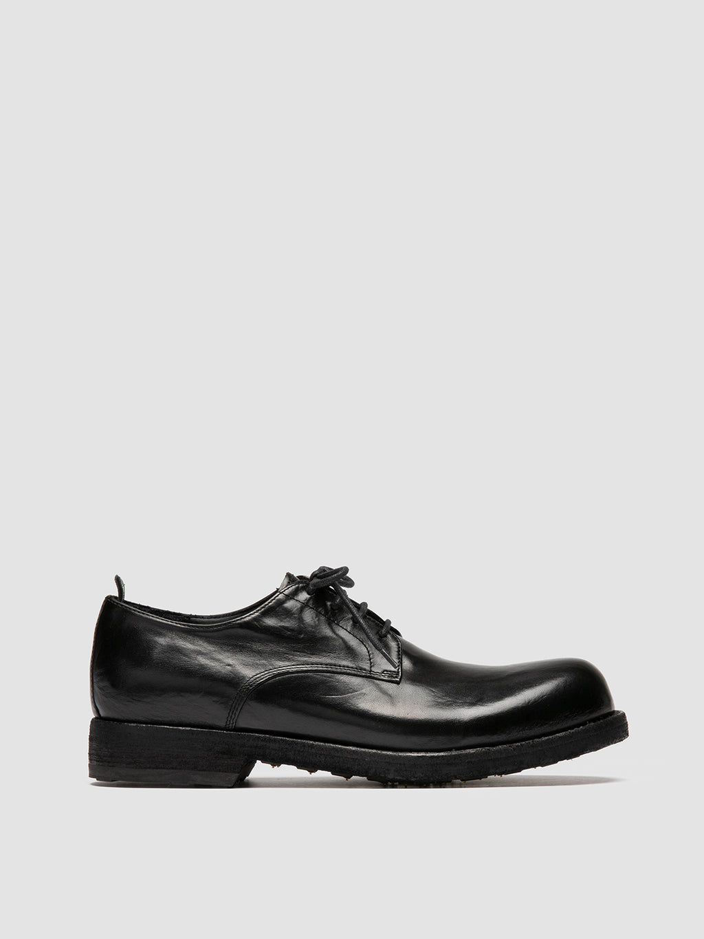 BULLA DD 101 - Black Leather Derby Shoes - image 1,side view
