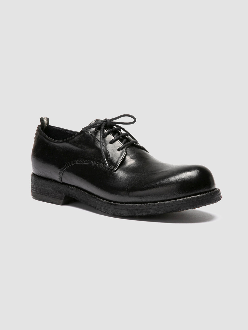 BULLA DD 101 - Black Leather Derby Shoes - image 3,side view