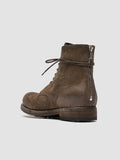 BULLA DD 102 - Green Suede Lace-up Boots - thumb image 4,side view