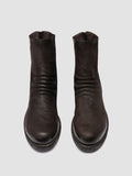 BULLA DD 103 - Brown Leather Zipped Boots - thumb image 2,side view