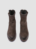 BULLA DD 304 - Taupefarbene Wildlederstiefel mit Reißverschluss - thumb image 2,side view