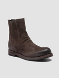 BULLA DD 304 - Taupefarbene Wildlederstiefel mit Reißverschluss - thumb image 3,side view
