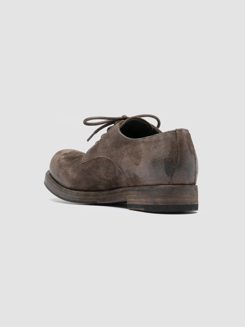 BULLA DD 311 - Taupefarbene Derby-Schuhe aus Wildleder - image 4,side view