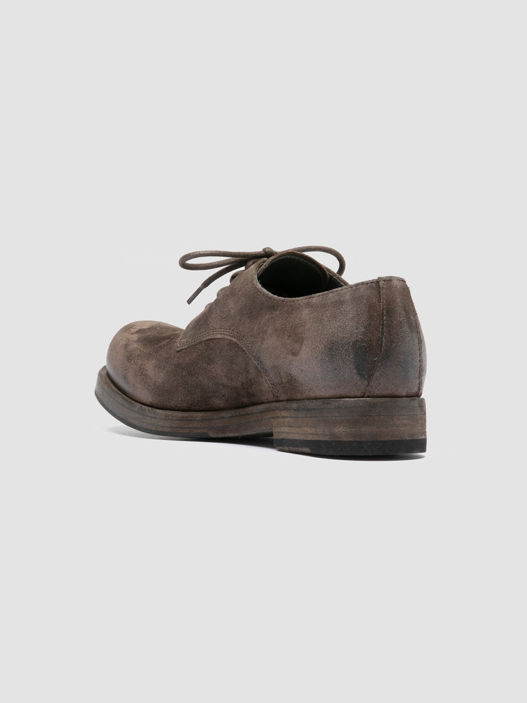 BULLA DD 311 - Green Suede Derby Shoes Officine Creative - 4