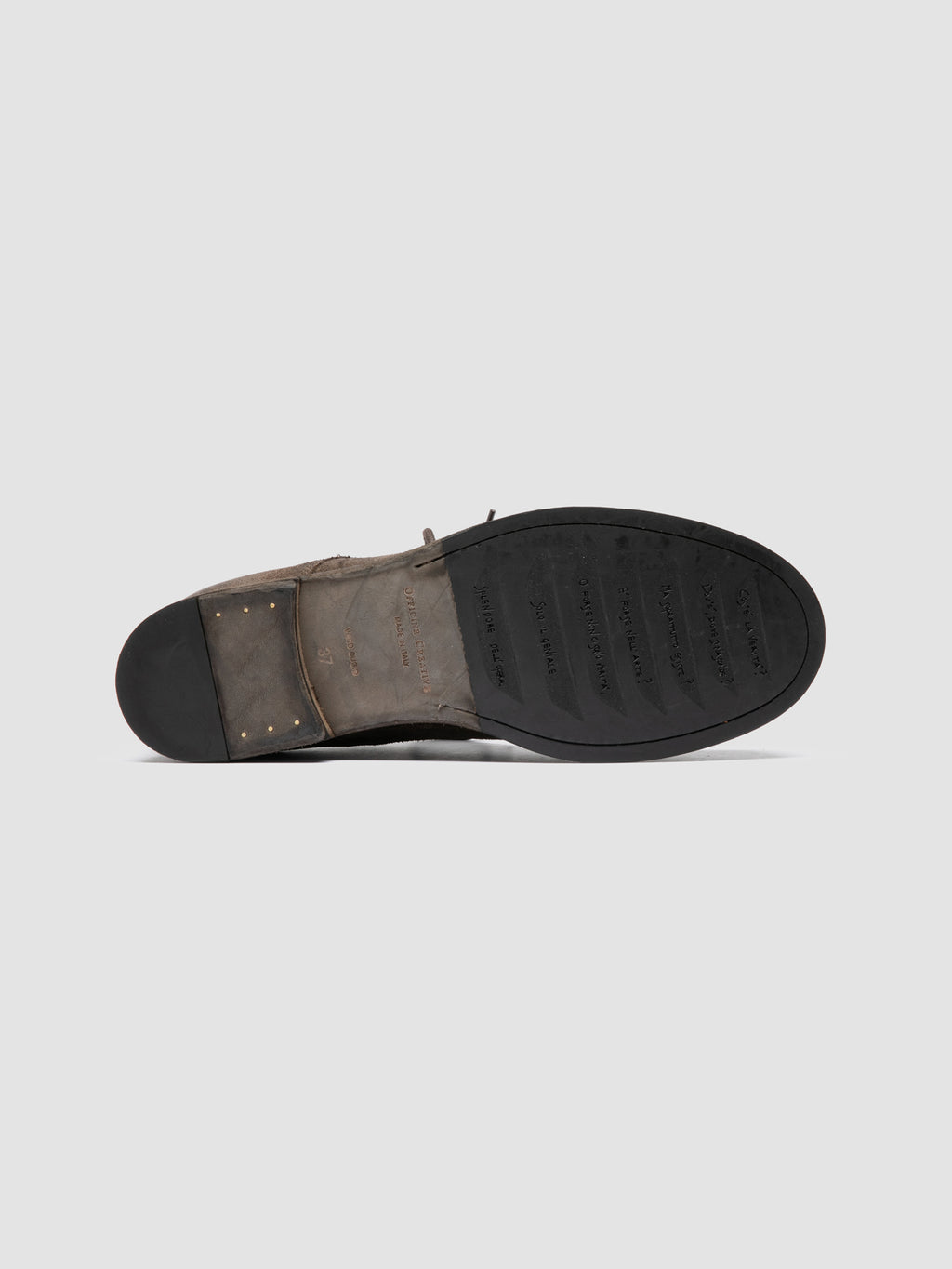 BULLA DD 311 - Taupefarbene Derby-Schuhe aus Wildleder - image 5,side view