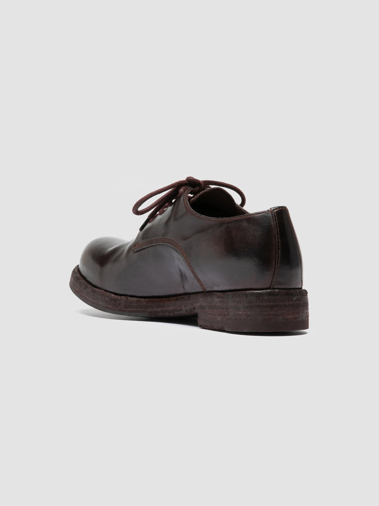 BULLA DD 311 - Burgundy Leather Derby Shoes Officine Creative - 4