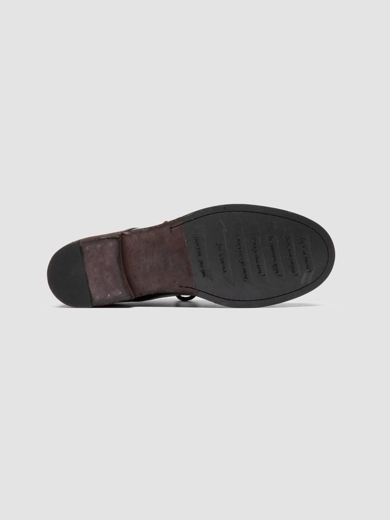 BULLA DD 311 - Burgundy Leather Derby Shoes Officine Creative - 5
