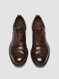 CALIXTE 003 - Brown Leather Oxford Shoes - thumb image 2,side view