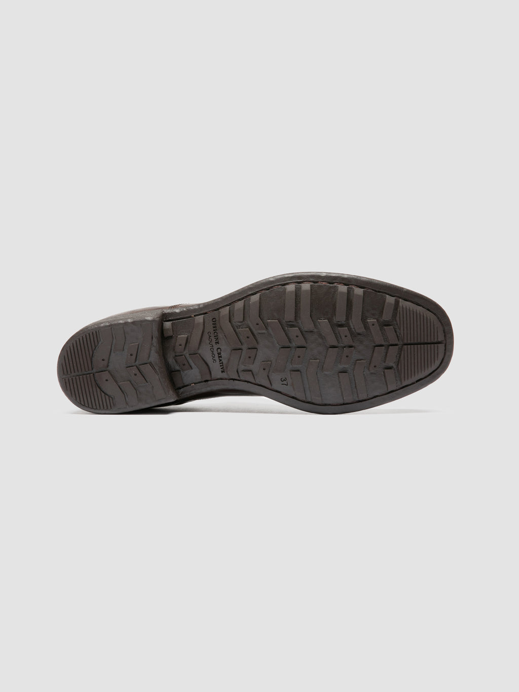 CALIXTE 003 - Brown Leather Oxford Shoes - image 5,side view