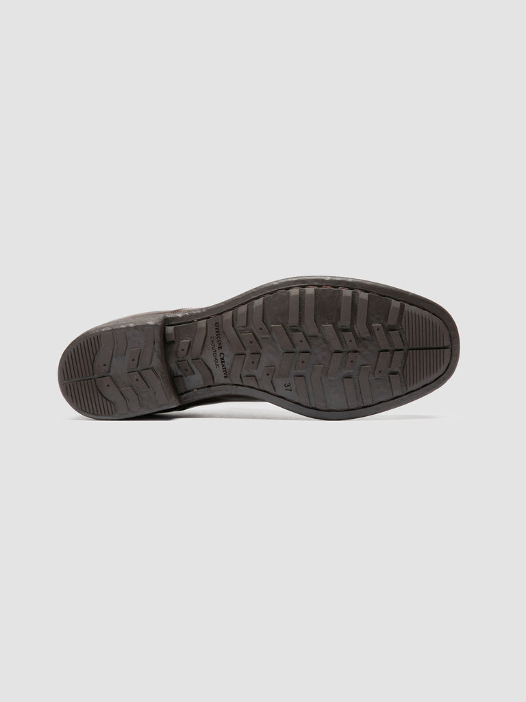 CALIXTE 003 - Brown Leather Oxford Shoes Officine Creative - 5