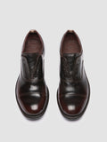 CALIXTE 003 - Brown Leather Oxford Shoes - thumb image 2,side view