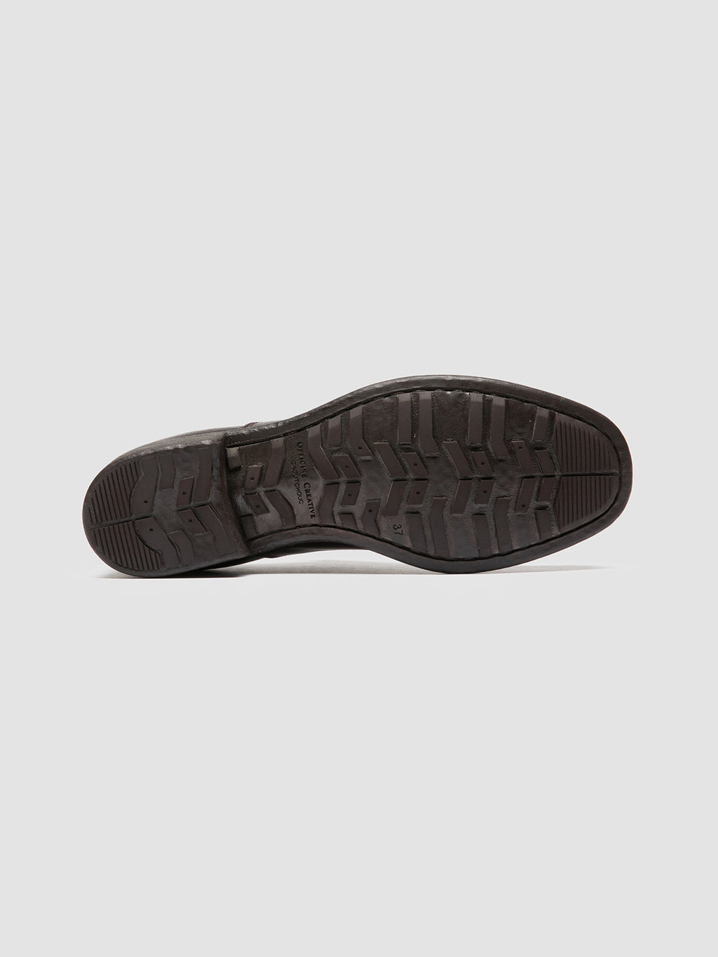 CALIXTE 003 - Brown Leather Oxford Shoes - image 5,side view