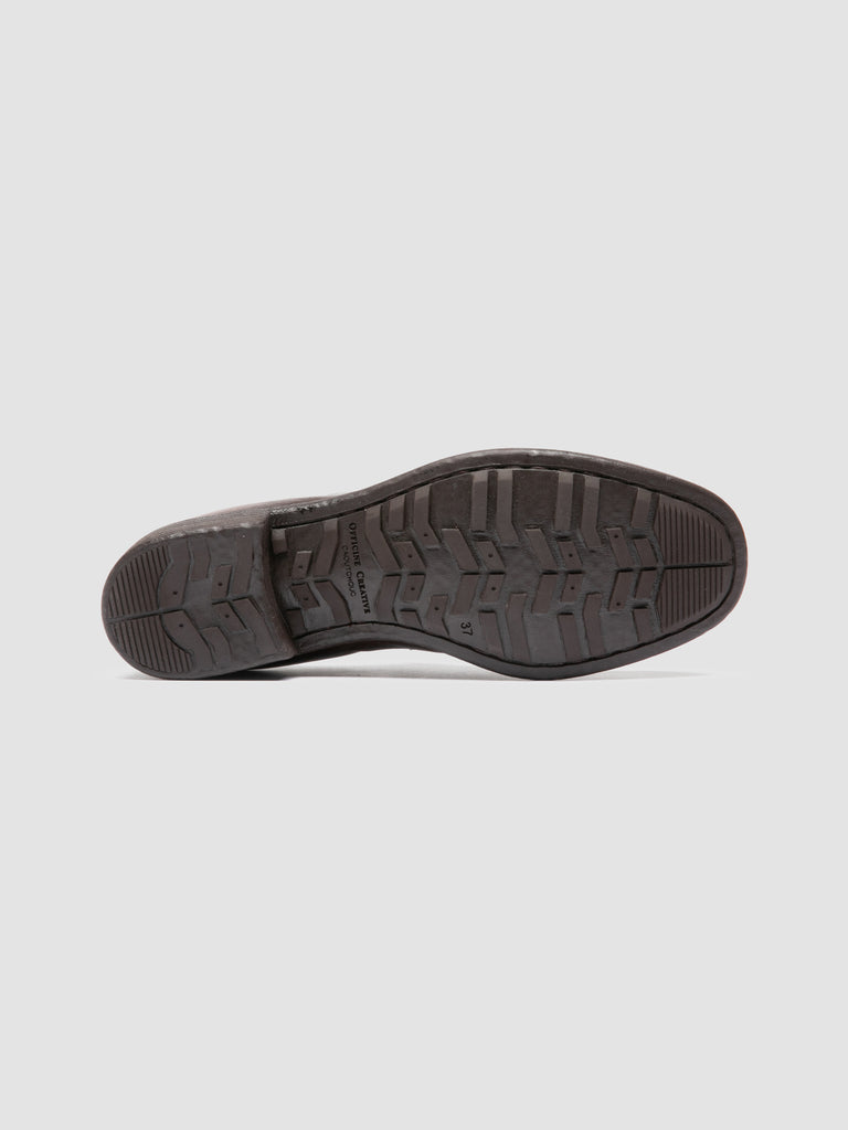 CALIXTE 020 - Brown Leather Penny Loafers Officine Creative - 5